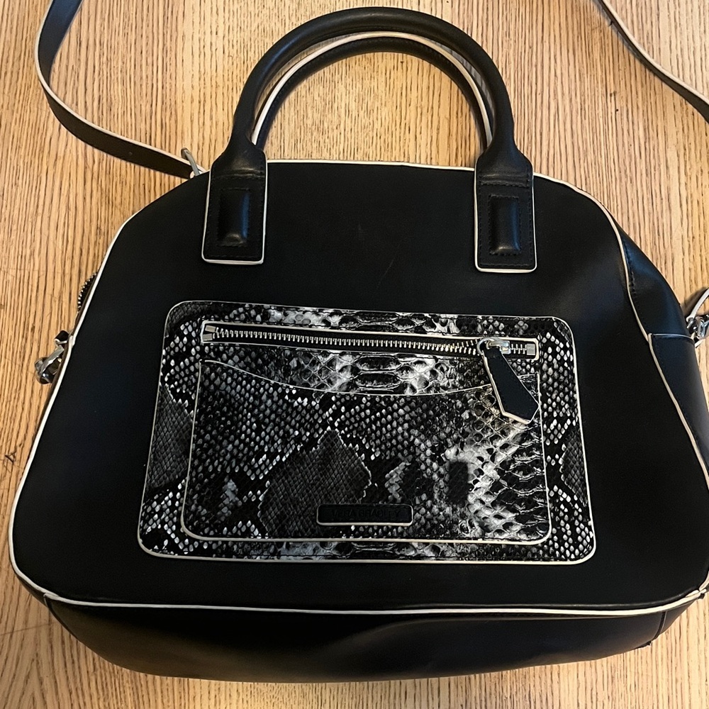 Black and White Vera Bradley Handbag
